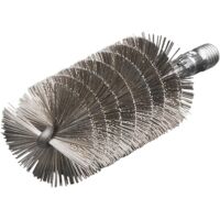 Lessmann Threaded Tube Brush 30mm Stainless Steel Wire