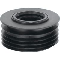 McAlpine DC3-BL Black 4"/110mm Drain Reducer Connector