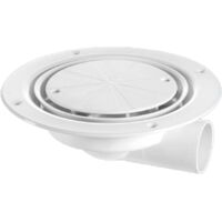 McAlpine USG3WH Untrapped Gully, Clamp Ring and Cover Plate, 1½" Horizontal Outlet