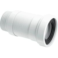 McAlpine WC-F18S 97-107mm Inlet x 3.5"/90mm Outlet Flexible WC Connector