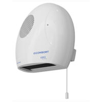 CONSORT CLAUDGEN DF2 Heatflow Downflow Fan Heater 2kW with Pull Cord Switch