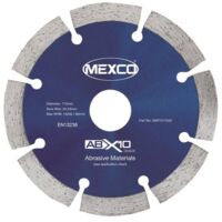 MEXCO ABX1011522 Abrasive Materials X10 Grade Diamond Blade 115 x 22.23mm MEXABX10115