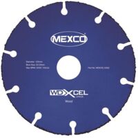 MEXCO WDXCEL12522 WD XCEL Grade Wood Cut Blade 125 x 22mm MEXWDXL125