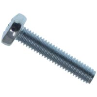 METALMATE Machine Screw Pozi Compatible Pan Head Zp M3 x 25mm Box 50