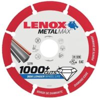 Segmented Diamond Cutting Disc 115x1.3x22.23mm for Metal and Masonry by Lenox Metalmax