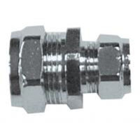 PrimaPlus Chrome Brass Compression Reducing Coupling 15x8mm