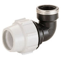 Plasson 32mm x 1" BSP Female Elbow - Durable Polypropylene Connector