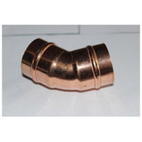 Copper Solder Ring Elbow 45° 28mm - Pack of 10 Fittings
