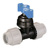 Plasson 20mm Plastic Stop Tap - WRAS Approved for Water Supply
