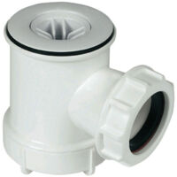 FloPlast Easyclean Shower Trap 40mm x 19mm - White Polypropylene