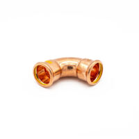 PrimaPress Copper 35mm 90 Degree Elbow - Gas & Water Fitting