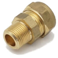 PrimaPlus Compression Adaptor 15mm x 3/8" Male Brass Fitting