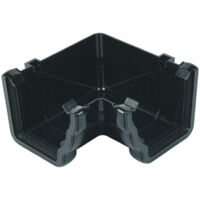 FloPlast Niagara 90° Internal Angle Black - Pack of 10