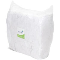 Davis & Moore 10Kg White Cotton Sheeting Wipers - Reusable