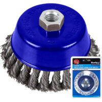 BlueSpot Tools 19216 Twist Knot Cup Brush 100mm M14 X 2 B/S19216