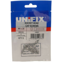 Unifix A2-70 St/St Socket Head Cap Screws M8 x 20 - Box of 20