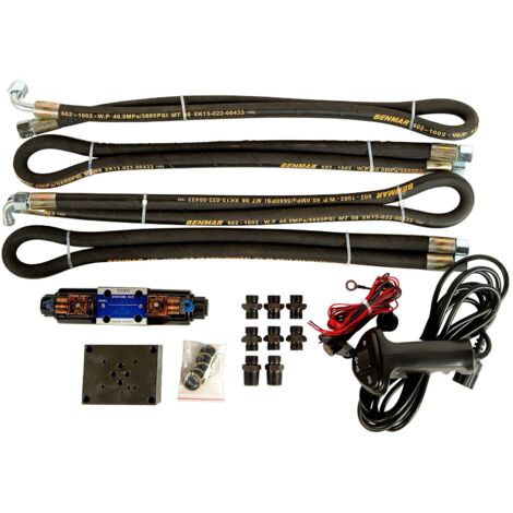 Installationssatz für hydraulische Winde, Ventilschläuche. 24V-Steuerungssystem. (1/5)