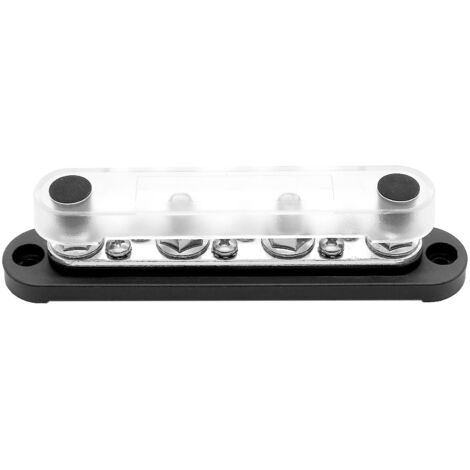 Kyaoayo Stromschiene 48V, 8-Polige Einreihige Sammelschiene, Bolzen Stromverteiler Block, 600A