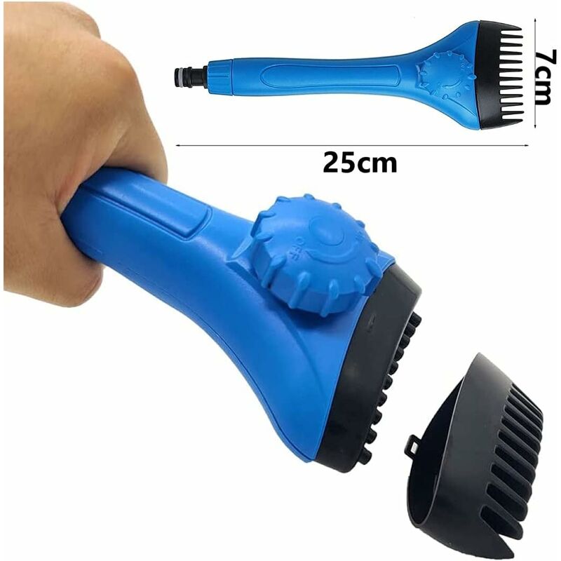 Irisfr - Brosse de Nettoyage de Filtre pour Piscine, Nettoyeur De Cartouche  Filtrante De Piscine avec 10 Trous de Pulvérisation pour Filtre de Source