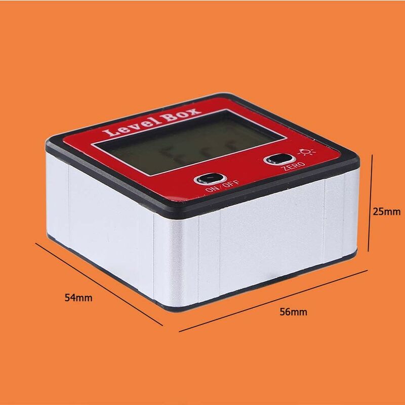 Inclinomètre Numérique Magnétique - Écran LCD, Mesure 360°, étanche IP54 - Parfait Bricolage, Menuiserie, Travaux - 4