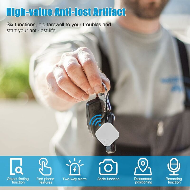 Localisateur d'objets anti-perte gps ou bluetooth, porte-clés publicitaire, Key finder personnalisable