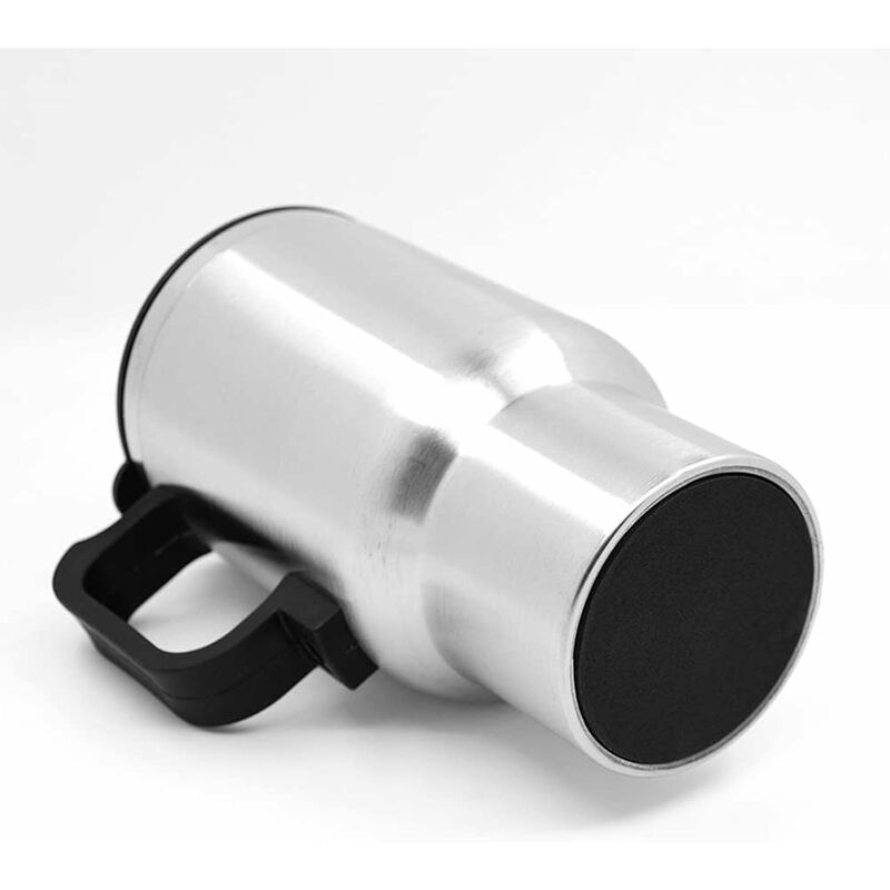 Tasse Chauffante Voiture 12V/24V - 500ml - Bouilloire Électrique Voyage - Acier Inox 304 - Écran LCD