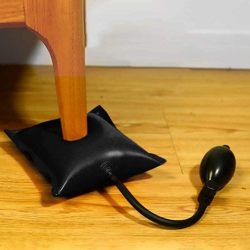 Kit De 4 Coussinets Gonflables Air Wedge - Pour Soulever Portes, Fenêtres, Meubles - TPU Résistant, Pompe Manuelle Incluse, Jusqu'à 200kg
