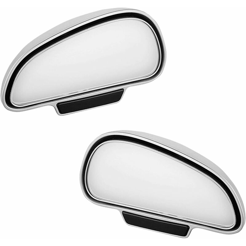 Miroirs d'angle mort, 2pcs Hd Miroirs grand angle en verre pour les  voitures Miroir auxiliaire de sécurité Miroir incurvé