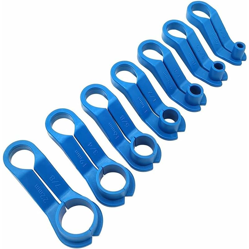 Kit 16 Outils De Déconnexion Tuyauterie Auto - Pour Conduites Carburant Et Climatisation - Plastique/métal