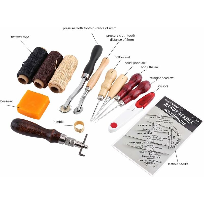 4Pcs Outils De Couture De Poinçon De Trou En Cuir Pour Outils Perforatrice Artisanat Du Cuir Griffe Perforateur Trou Couturedents De 1246 72117183