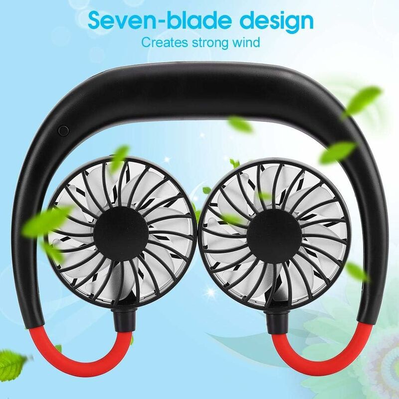 ENPULY Ventilateur De Cou Portable Ventilateur Tour De Cou