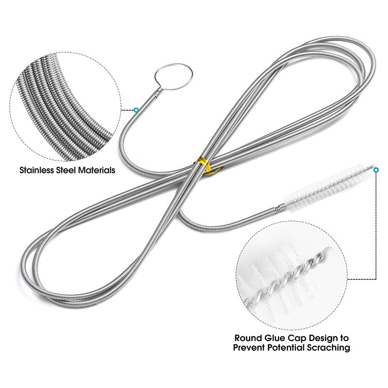 Catelves Lot De 2 Brosses De Nettoyage Flexibles De 100 Cm