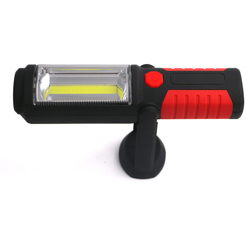 Lampe de Travail COB Baladeuse, Lampe LED Rechargeable 2PCS Torche Lampe de  Poche avec Base Magnétique 5800LM Modes Lumière Blanche/Rouge Camping Lampe  pour Garage, Camping, d'urgence : : Bricolage