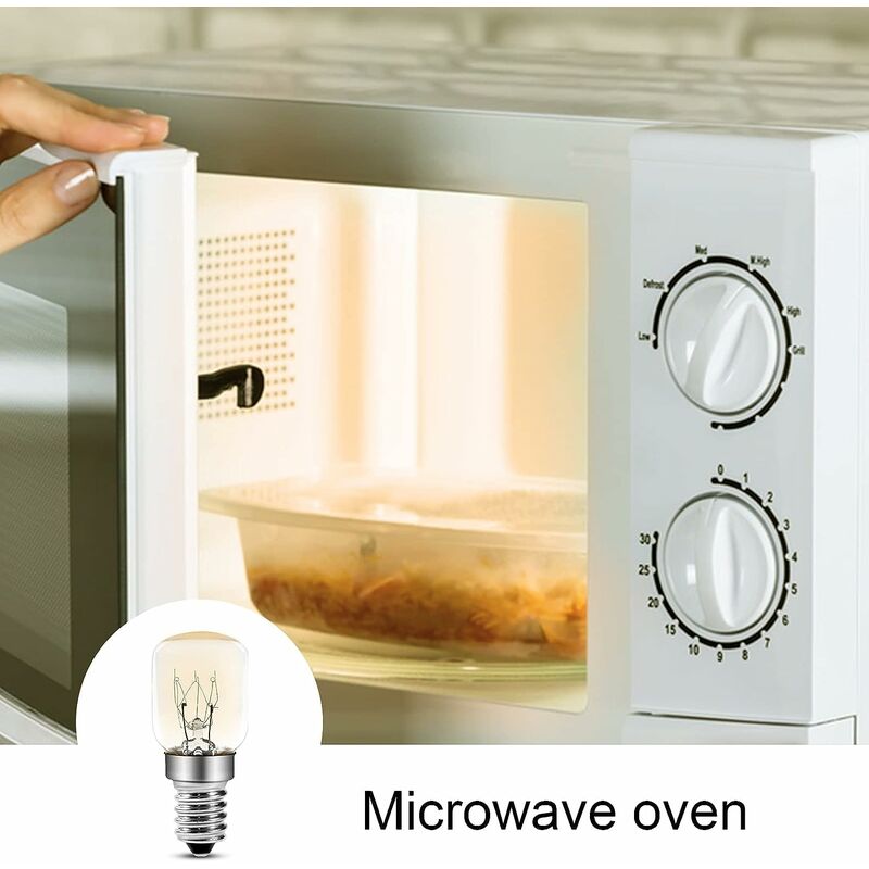 pologmase Four | Ampoules rechange pour four cuisine 25 W | Ampoule E14  pour appareils électroménagers pour micro-ondes, ventilateur électrique