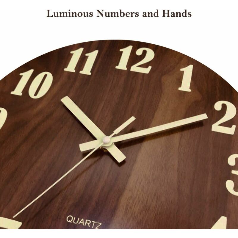 Horloge Murale Enfant Chat Lumineuse - Silencieuse Et Décorative Pour Chambre Ou Salon