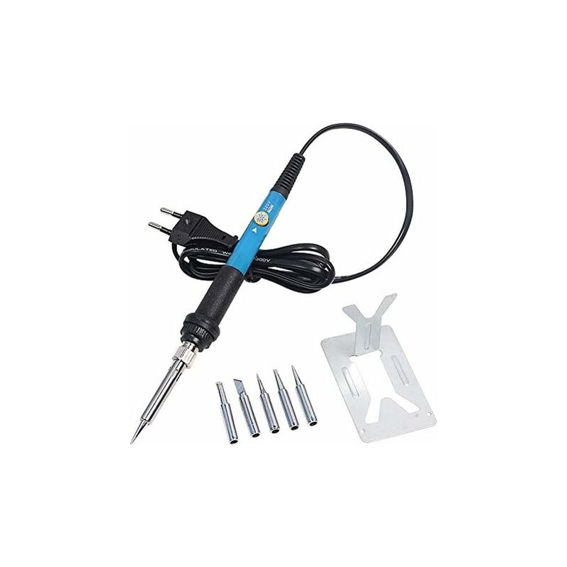 Fer à Souder électrique 200W - Chauffage Rapide En 1 Minute - Poignée Anti-brûlure - Pointe Sans Plomb Longue Durée - Léger Et Compact