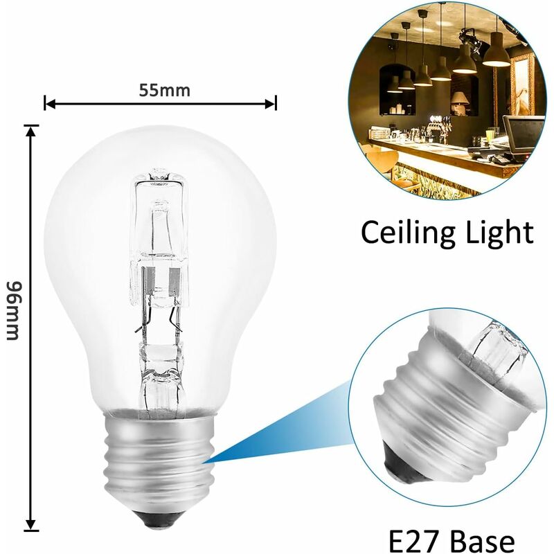 Ampoule LED E27 - Blanc chaud - 9W - 800 lms