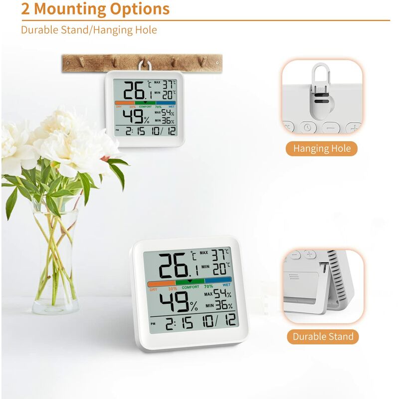 AcuRite Thermomètre numérique sans fil pour réfrigérateur et