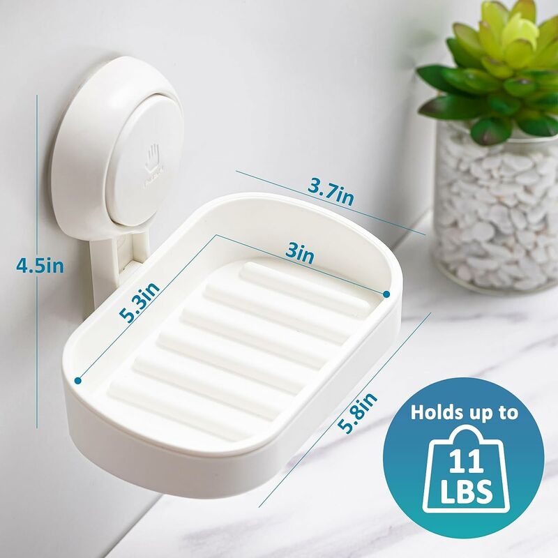 Tablette Étagère de Douche, Porte-savon réglable porte-douche réglable  glisser le gadget de salle de bain pratique