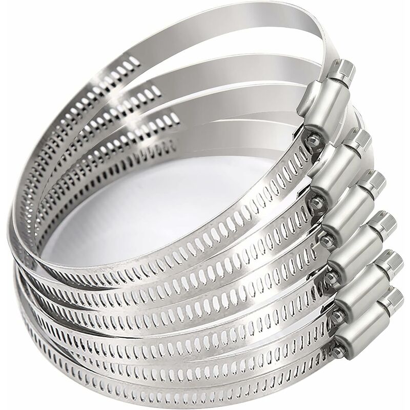 Kit 130 Pièces Pince à Sertir + Collier De Serrage Inox 6-21mm – Outil Professionnel Pour Tuyaux, Plomberie, Réparation Robuste Et Précis