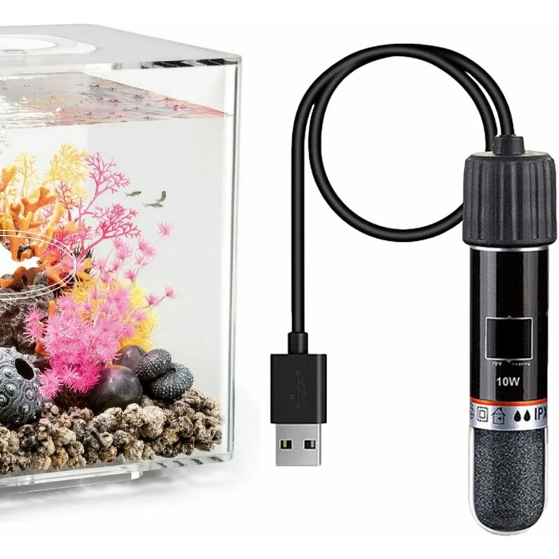 MuseMusy Chauffe - Aquarium, Mini Chauffe - Aquarium 10W avec