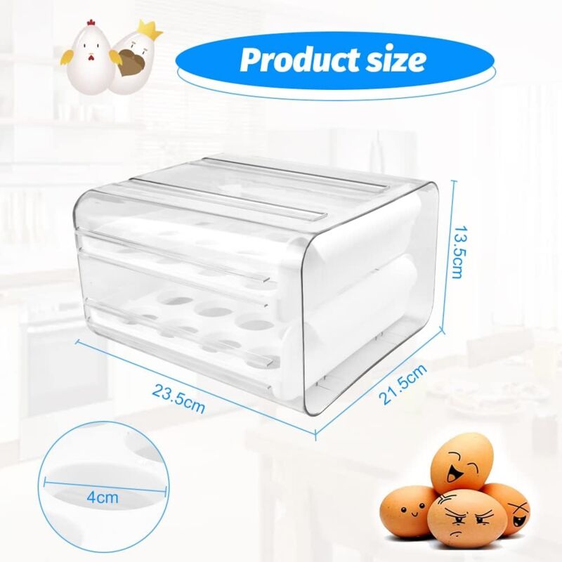 12 Grille Boîte De Rangement D'Oeufs, Boite A Oeufs En Plastique