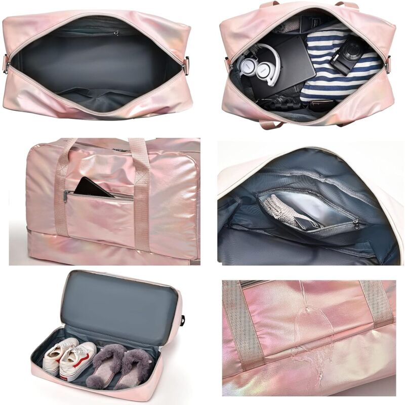 Pliable Sac De Voyage Baggage Cabine - Grande Capacité Sac De Sport Weekend Voyage Femme Homme