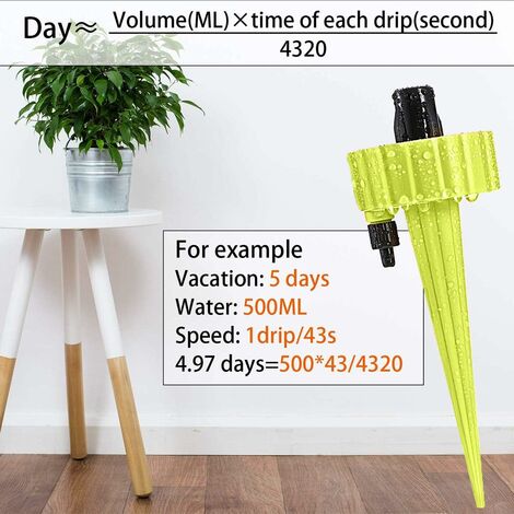 Lot De 20 Goutteurs D'arrosage Automatique Pour Plantes - Compatibles Bouteilles, Réglables - Pour Vacances Et Jardin