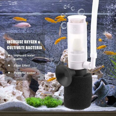 Filtre d'éponge biochimique d'aquarium, mousse filtrante avec