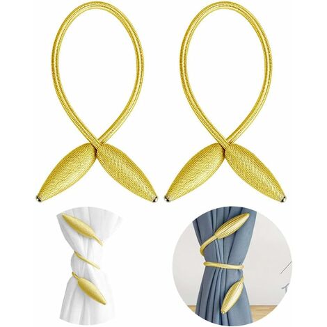 Dreneco Embrasses à Rideaux, 2 Pièces Attache Rideau Clip Embrasse En Corde Tricot Tressage Rideaux Boucle Embrasse Rideau Décoration Pour Salon Chambre - 10