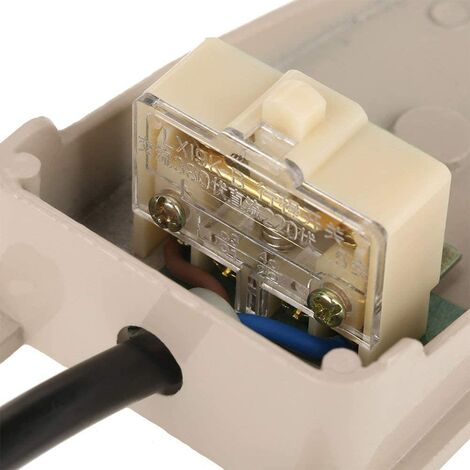 Interrupteur à Pédale Aluminium Jaune 250V 10A – Résistant Huile & Corrosion – Marche/Arrêt Avec Protection Pied