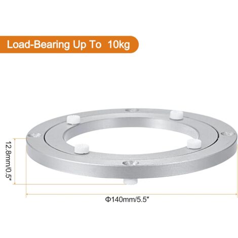 5,5" Aluminium Rotatif Pivotant Support Paresseux Base Platine Pour