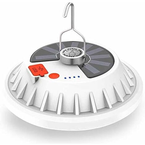 Lampe Tempête Camping BRS-55 – Lanterne à Gaz Butane/propane, Coupe-vent, Portable, Argent, Neuve
