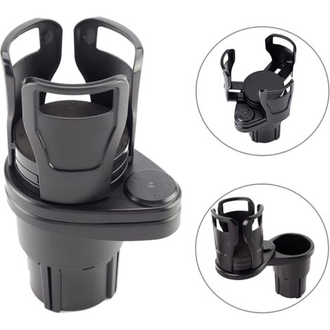 2 Porte-gobelets De Voiture Réglables Et Pliables - Noir, ABS, Supports Arrière